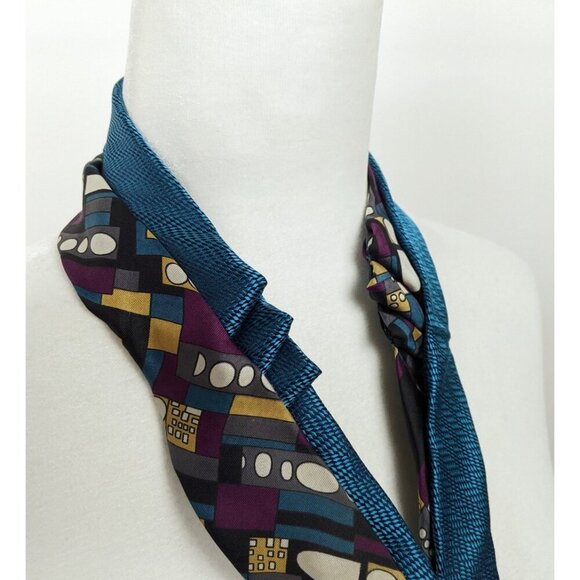 Ogsplosh Women's Turquoise Double Tie Handcrafted NEW - Picture 3 of 6